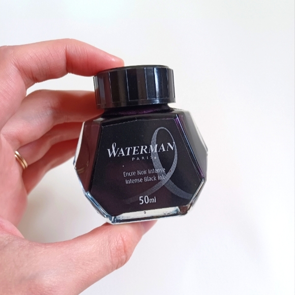 ORIGINAL ART 2 Flowers in Pot by Maria Rivera. 9x12" Black Ink Wall Art Painting - Picture 6 of 8